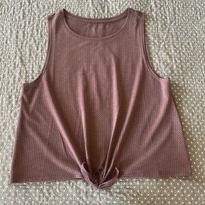 Plum purple workout tank top